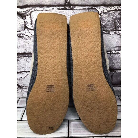 Rothy's Gray Textile The Slipper Fur Loafers Flat Faux Wool Women Sz 6M US/36EU - Picture 16 of 16